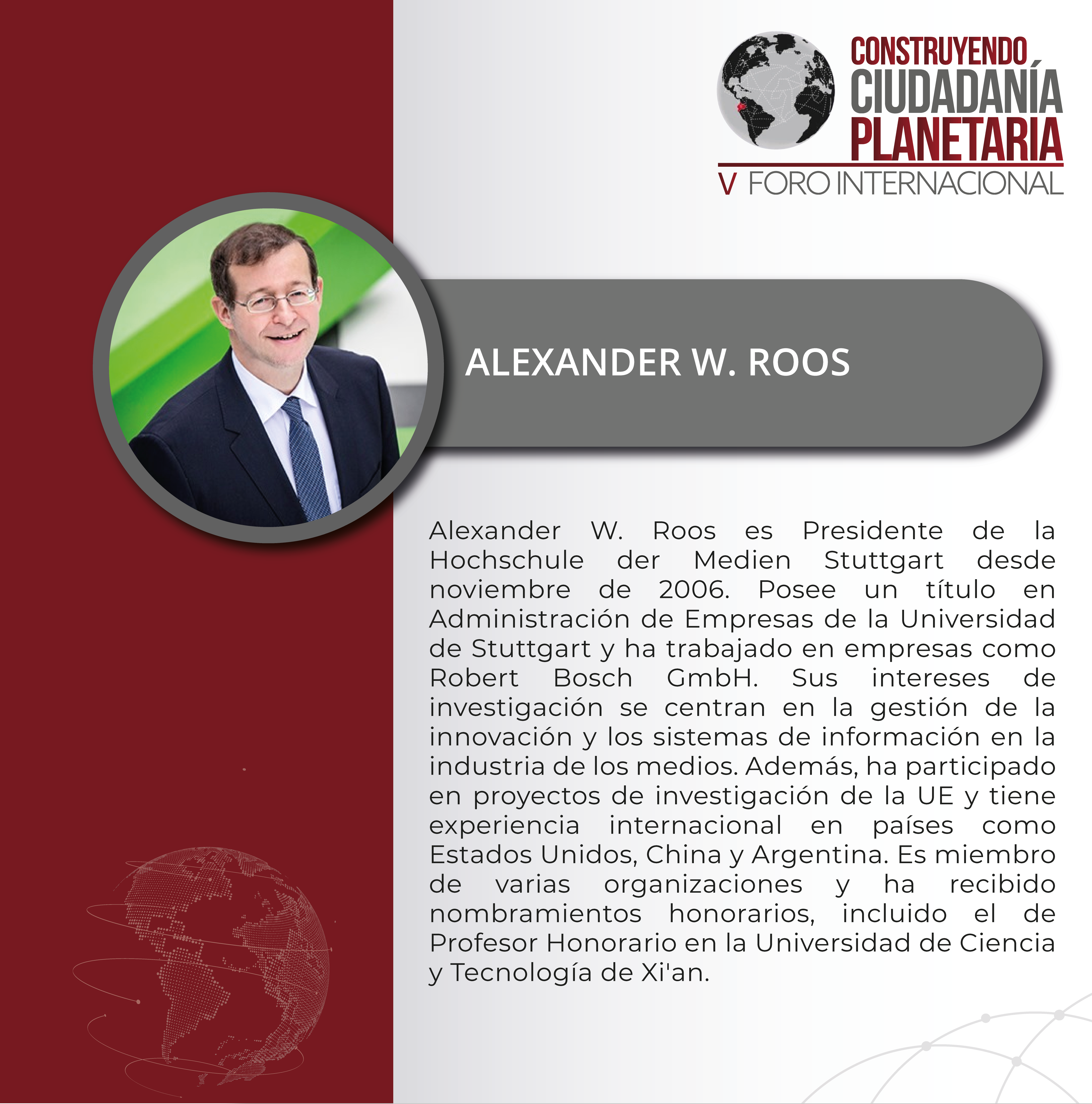 ALEXANDER W. ROOS