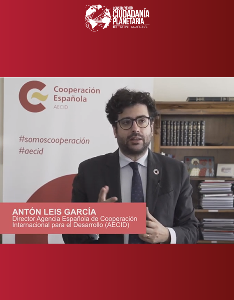 Invitación al evento Antón Leis García, Director AECID 